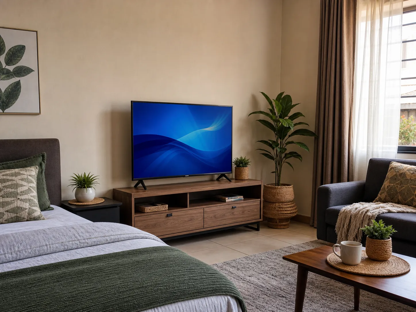 Bedroom · small living room room example
