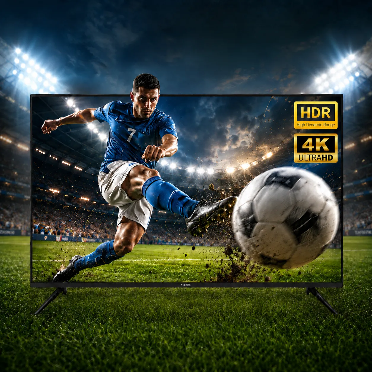 Football entertainment on VITRON Smart TV